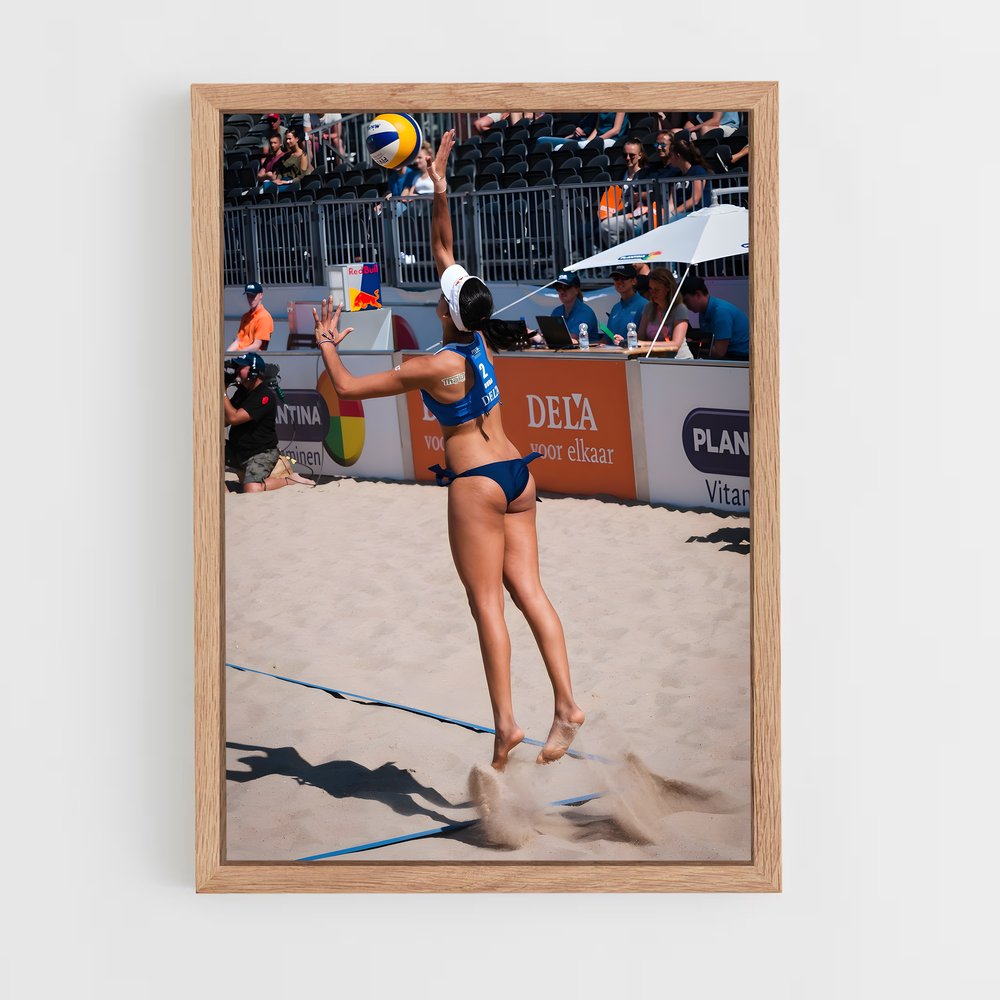 Poster Duda lisboa – affiche Beach-volley (vue 4)